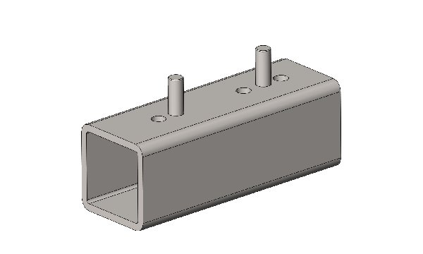 ENGINE BASE FOR RENTAL TANDEM - BLACK