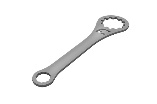 EASY CASTER ADJUSTMENT WRENCH INOX STEEL