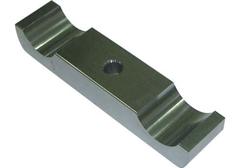 ENGINE MOUNT BRACKET LONG FOR TUBE 32MM - TITANIUM ANODIZED