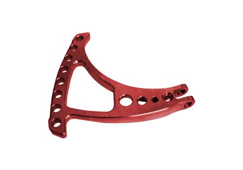 ALLOY BRAKE LEVER FOR 100CC - RED ANODIZED