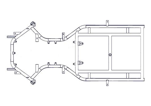 INDOOR FRAME XT32 - RED ANODISED RAL3001