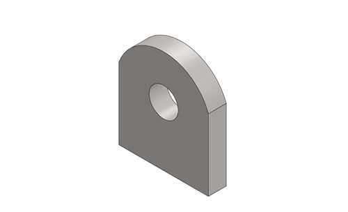 TABS FOR WELDING ON THE CHASSIS 20X23X4