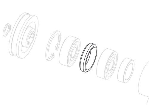 bearing spacer 60 cc water