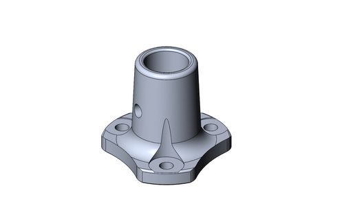 STEERING HUB OK - TITANIUM ANODIZED