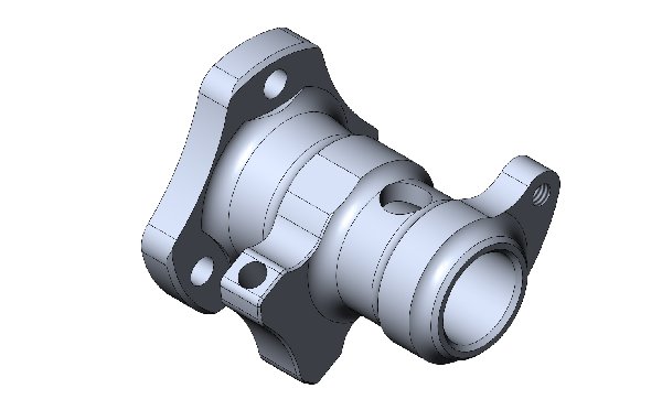 STEERING HUB KZ - TITANIUM ANODIZED