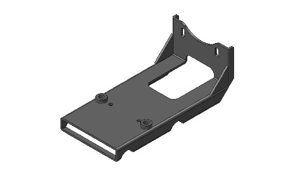 ENGINE MOUNT FOR HONDA GX35/50 (LASER CUT)- BLACK ANODIZED