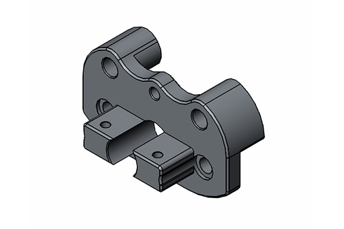 REAR MECHANIC CALIPER (6-8MM DISC) TITANIUM