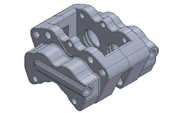 CORPO PINZA FRENO XT40 POST. (DX E SX) ANOD. NERO