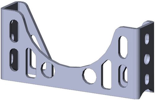 BEARING CARRIER MOTORSPORT WITH SLOT 135MM (FROM LASER CUT TUBE)