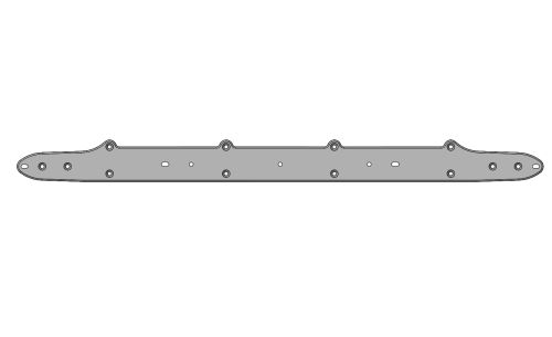 PARAURTI ANTERIORE IN PLASTICA PER XT40-XT32 COVER INTERNO