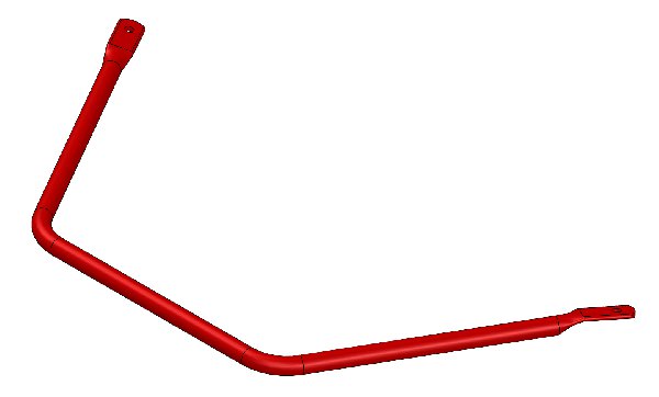 HIGH FRONT BUMPER DELFINO - RED