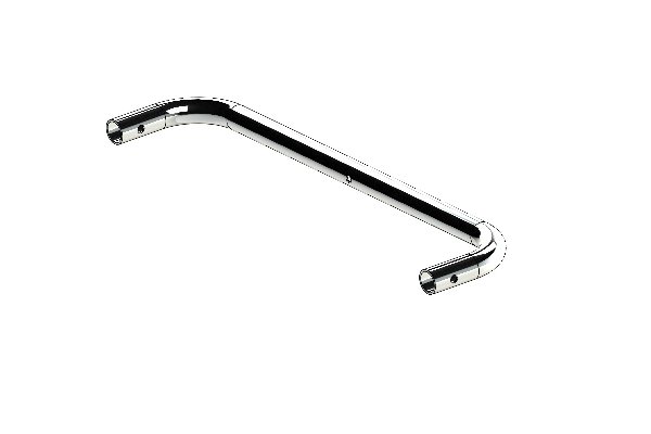 FRONT BUMPER LOW FOR MINI - CHROMED, I=390MM