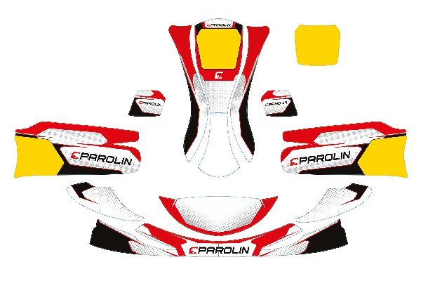 SET ADESIVI PAROLIN MOTORSPORT CARENATURE MINI DYNAMICA 2022