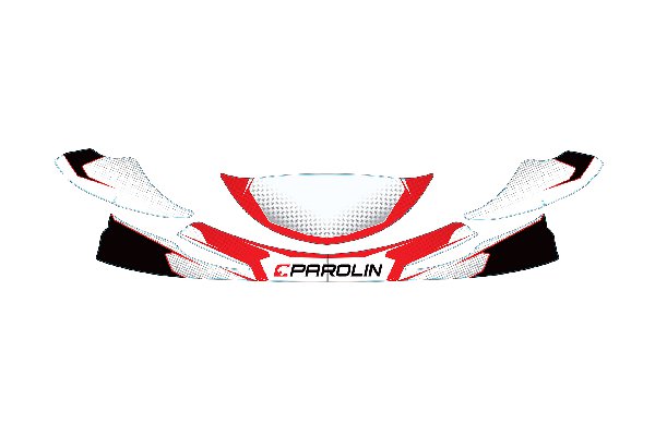 PAROLIN MOTORSPORT STICKER KIT FOR FRONT SPOILER MINI DYNAMICA 2022