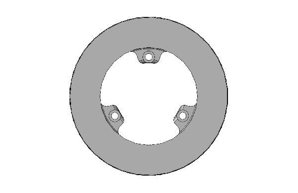 REAR SELF-VENTILATED BRAKE DISC 182X19MM WITHOUT HOLES