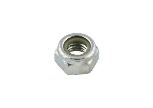 NUT M8 HIGH SELF-LOCKING - WHITE GALVANIZED