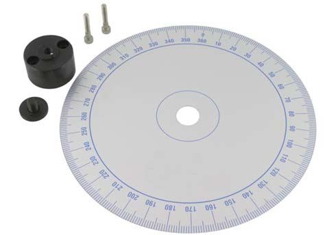 DEGREE WHEEL WITH ADAPTER FOR 100-125 CC