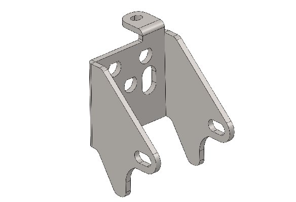 EXTERNAL FLANGE FOR INDOOR XT40 ADJUSTABLE PEDALBOARD