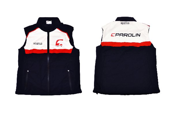 SPARCO SOFTSHELL VEST PAROLIN MOTORSPORT 2023