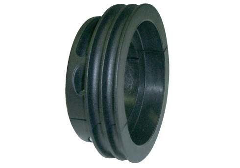 PULLEY FOR WATER PUMP ALUMINIUM 40MM - BLACK