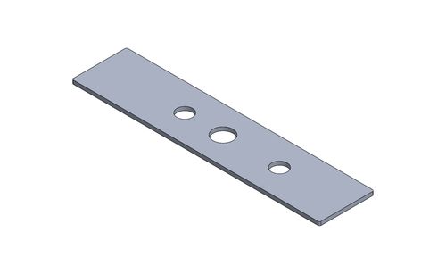 SPACER ENGINE MOUNT BRACKET DD2 IN ALUMINIUM 2MM