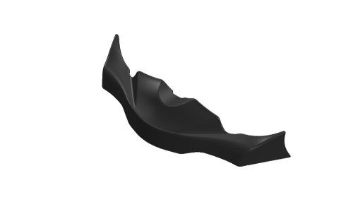 FRONT SPOILER EUROSTAR AGILE CIK 2020 - BLACK