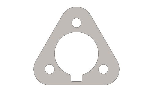 SPACER FOR TIMING PULLEY INDOOR XT40 - WHITE GALVANIZED