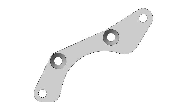 BRAKE CALIPER SUPPORT FOR INDOOR TANDEM (LASER CUT)