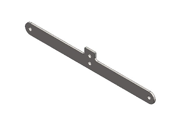 LOWER CROSS BRACKET FOR EUROSTAR DYNAMICA FRONT PANEL - CHROMED