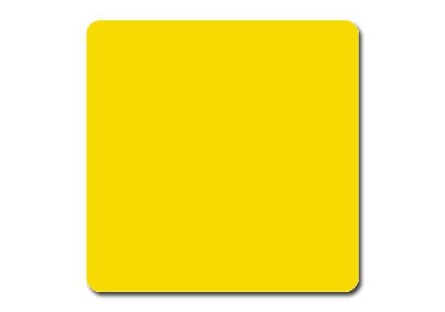 REAR NUMBER PLATE - YELLOW