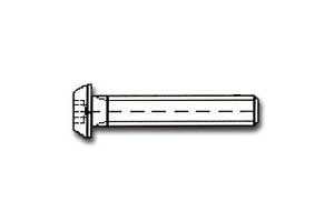 BOLT TBEI M8X40 - WHITE GALVANIZED