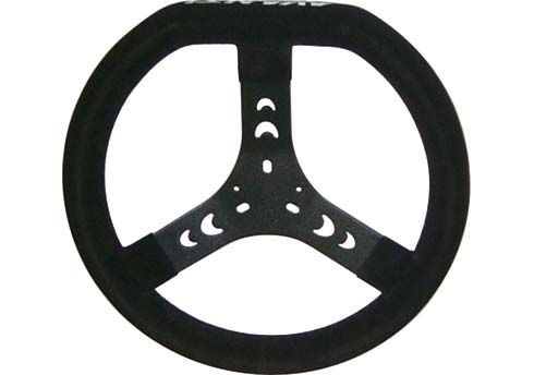 STEERING WHEEL DIESIS BLACK-CHAMOIS (320MM)