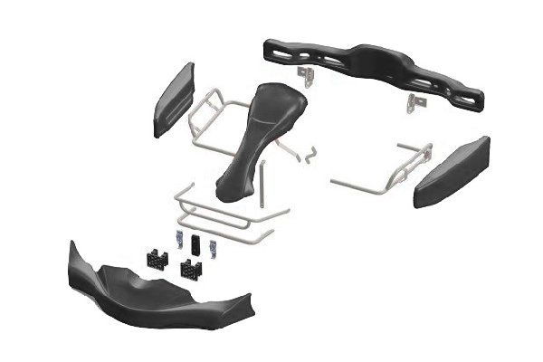 SET CARENATURE EUROSTAR AGILE CIK/2020 COMPL./ATT.FISSO NERO