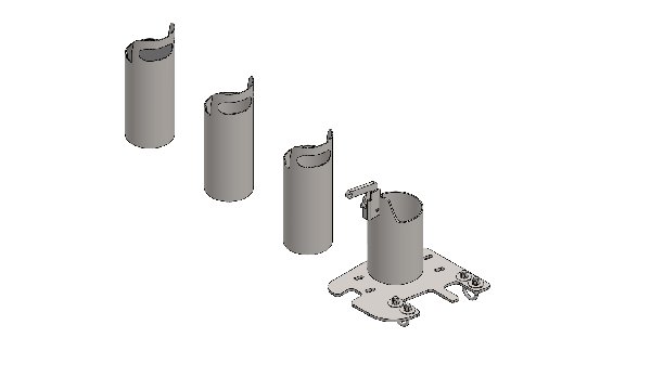 LEAD CONTAINERS KIT FOR XT40 ELITE