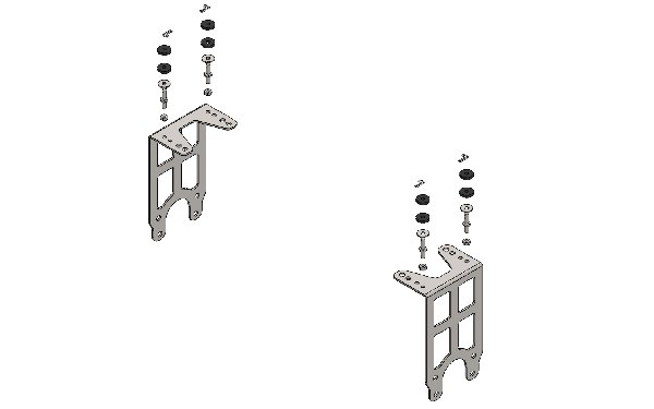 BRACKET KIT FOR DELFINO AXLE COVER