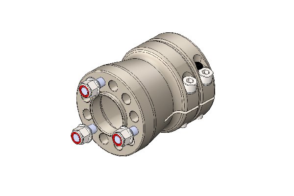 MOZZO 50MM MAGNESIO COMPLETO L=93MM DOPPIA VITE