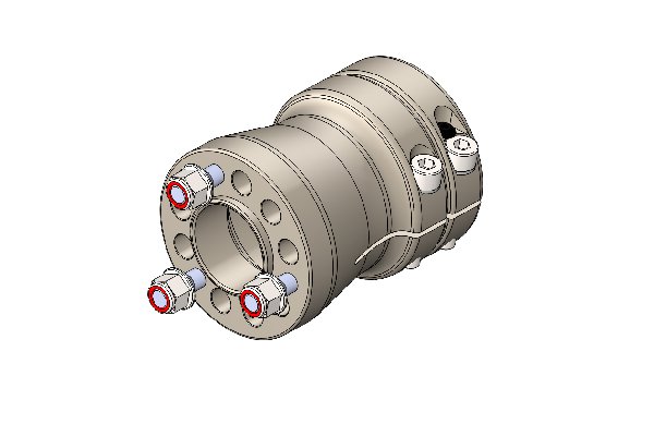 MOZZO 50MM MAGNESIO COMPLETO L=101MM DOPPIA VITE