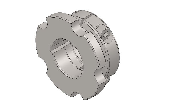 DISC CARRIER 40MM FOR XT40 COMPLETE WITH BOLTS AND NUTS FOR VENTILATED DISC 195MM