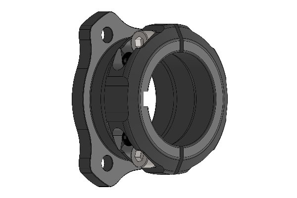 50MM DISC CARRIER FOR FLOATING ADAPTER 3 HOLE WITH BOLTS BLACK