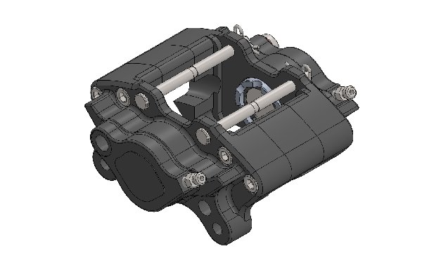 REAR HYDRAULIC BRAKE CALIPER AP-RACE 01 (18MM) WITHOUT PADS - HOM. N. 80/FR/11, 81-181/FR/14