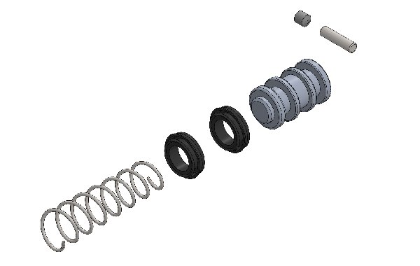 OVERHAUL KIT FOR INDOOR XT BRAKE PUMP