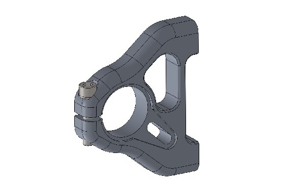 SUPPORTO PINZA FRENO ANT. AP06 DESTRO ALLUMINIO CON VITE