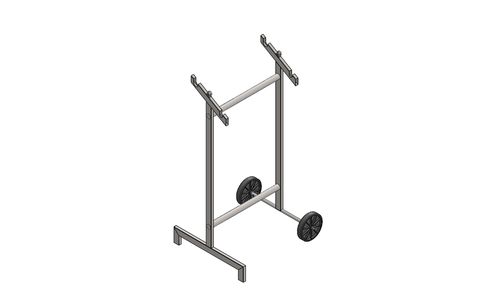 CARRELLO PORTAKART VERTICALE SENIOR NERO