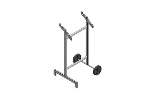 CARRELLO PORTAKART VERTICALE MINI NERO