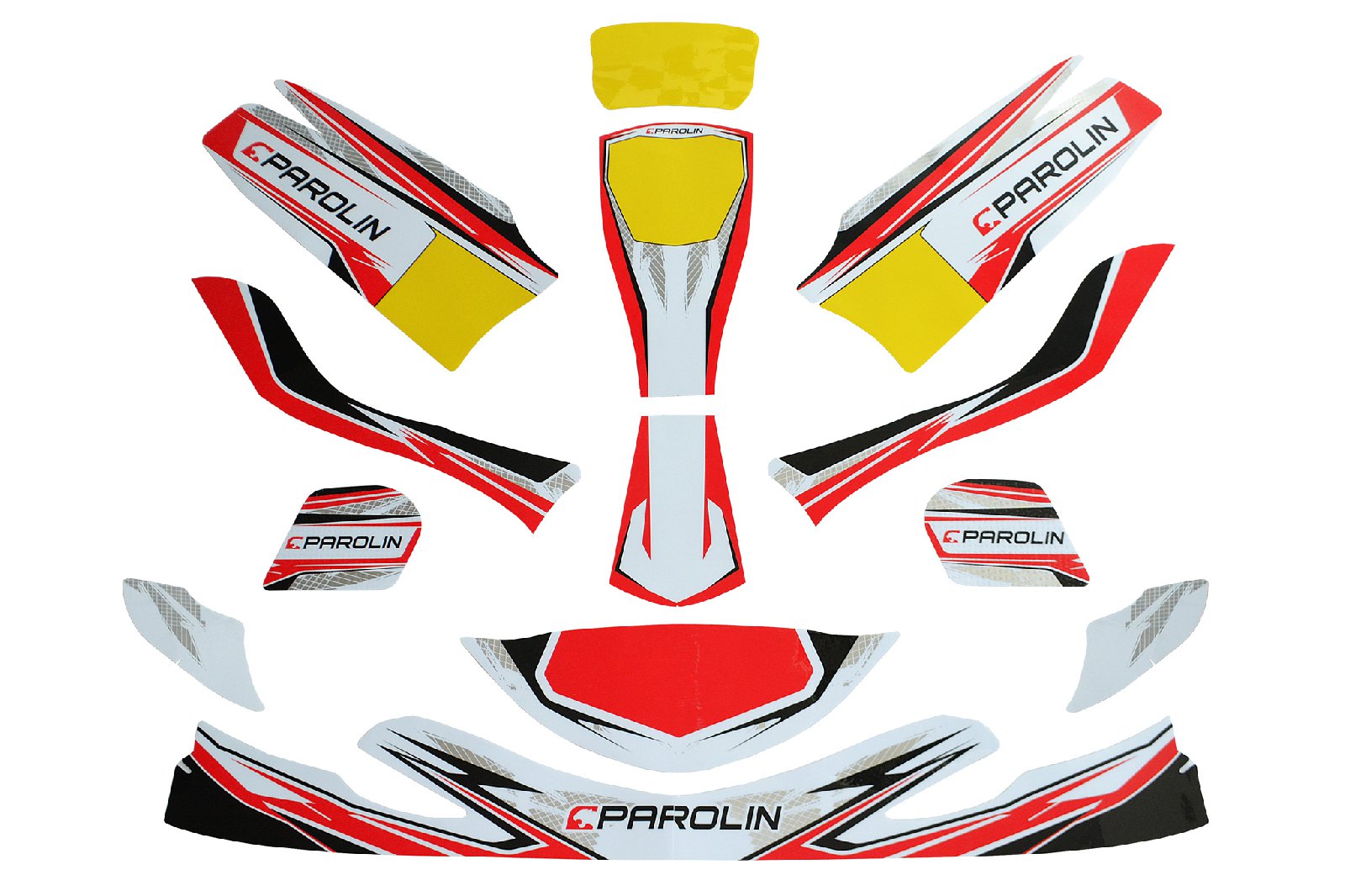 PAROLIN MOTORSPORT STICKER SET FOR EUROSTAR DYNAMICA Components